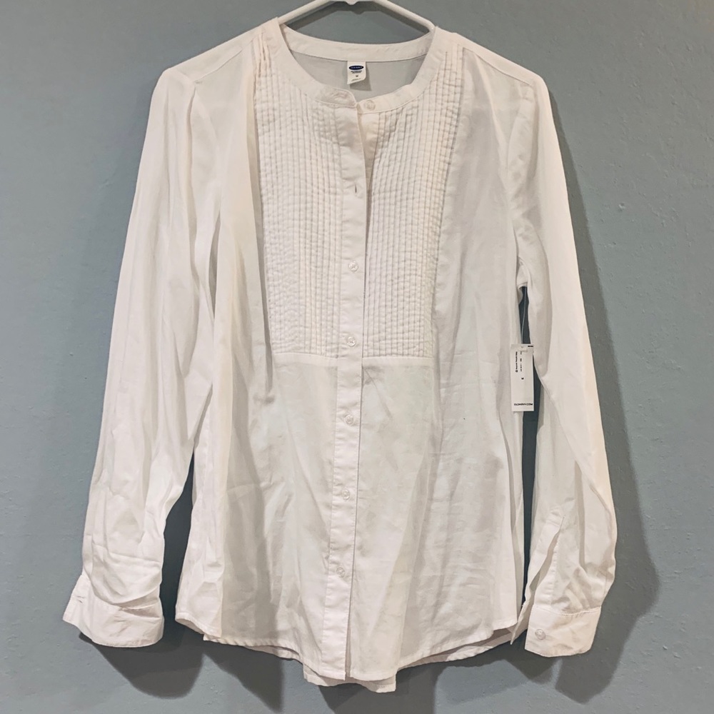 Old Navy - tuxedo shirt BNWT